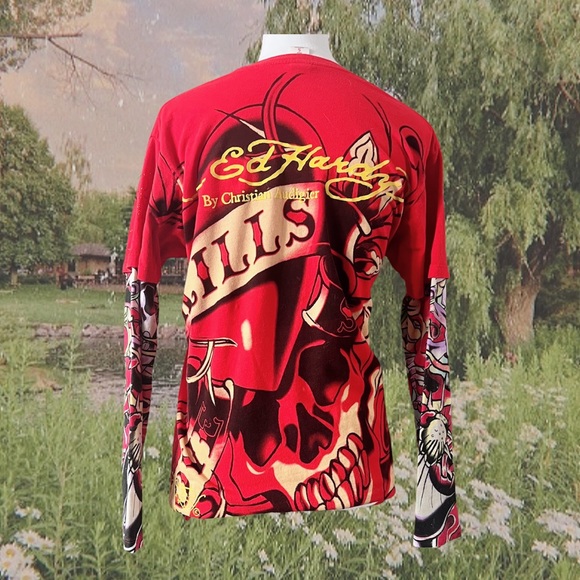 Y2k ed hardy long sleeve - Picture 3 of 3